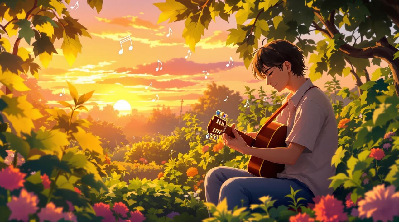 ai漫剧新闻 - ai漫剧《奶奶的菜园》主题曲登顶治愈音乐榜